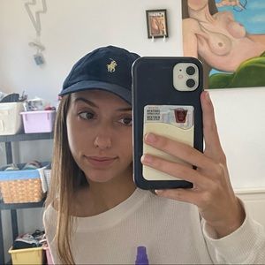 Navy Ralph Lauren polo hat